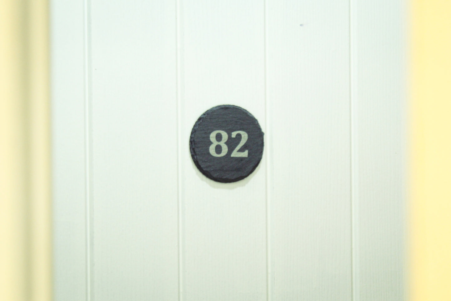 Slate Circle Mini House Sign