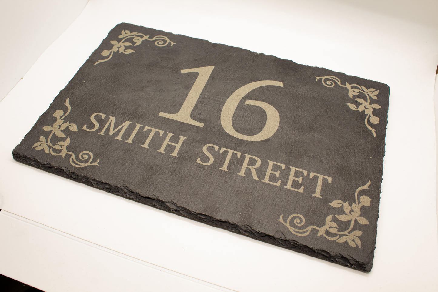 Large Luxury Engraved Slate House Sign