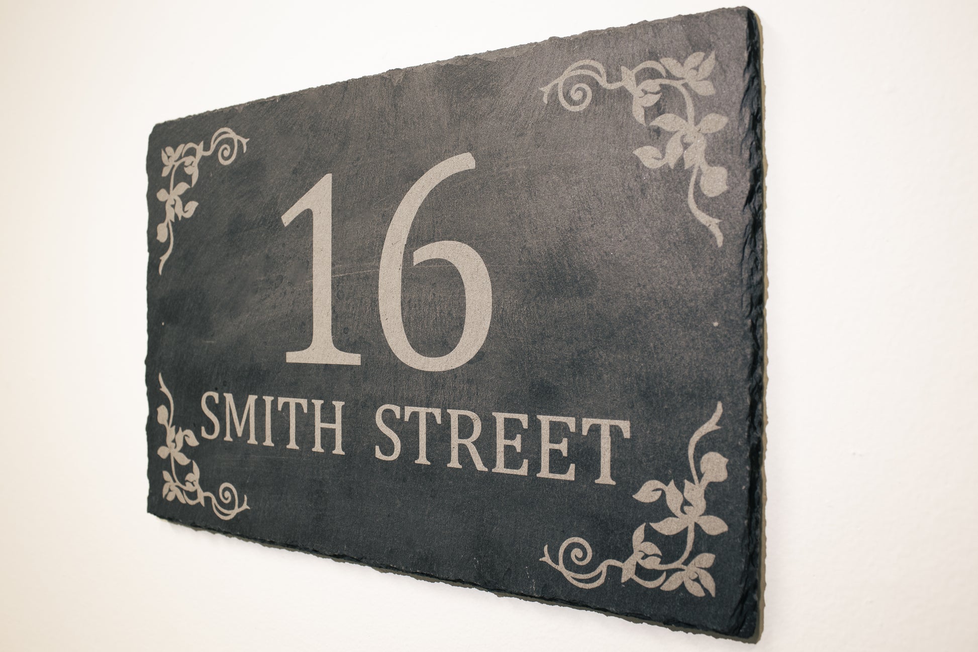 Large Luxury Engraved Slate House Sign