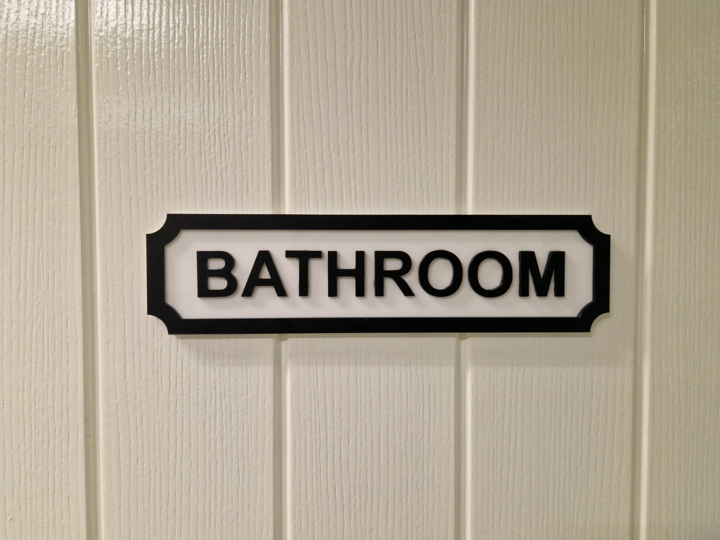 Railway Interior Custom House Sign Bathroom