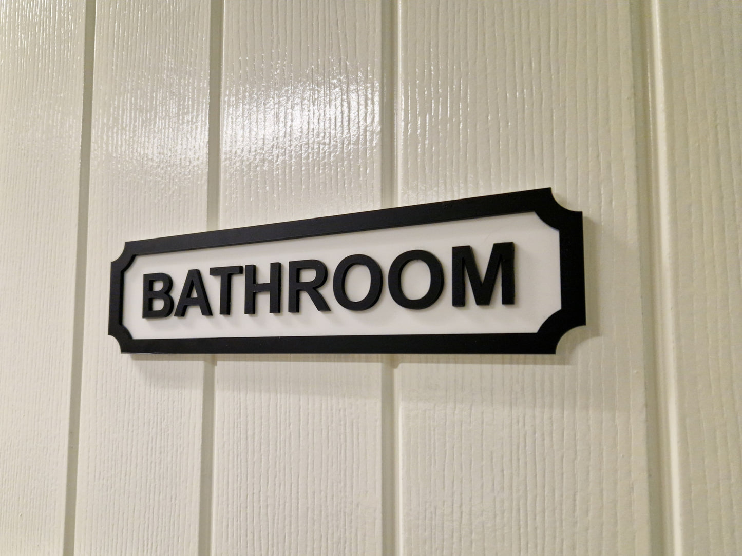 Railway Interior Custom House Sign Bathroom